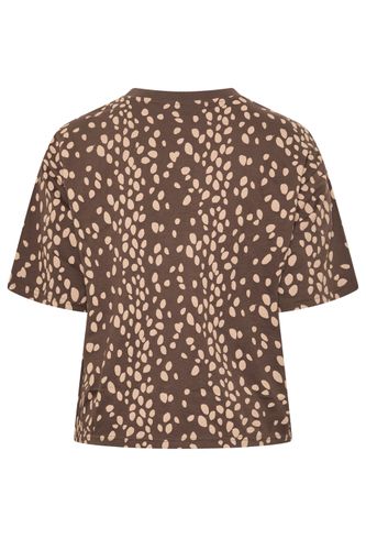 Tshirt Marron Chocolat À Imprimé Cerf Size 46 - Limited Collection - Modalova