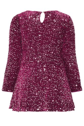 Top Rose En Velours À Sequins Size 42 - Yours London - Modalova