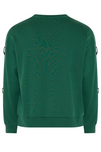 Sweatshirt Vert À Œillets Size 40 - Limited Collection - Modalova