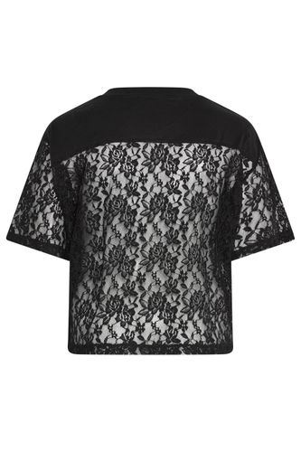 Tshirt Noir En Dentelle À Col En V Size 46 - Limited Collection - Modalova