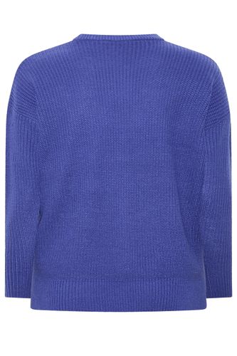 Pull À Col Rond En Maille Violette Size 58-60 - Yours - Modalova