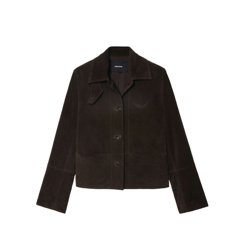 Blouson Lessa Cuir Suede - Zadig & Voltaire - Modalova