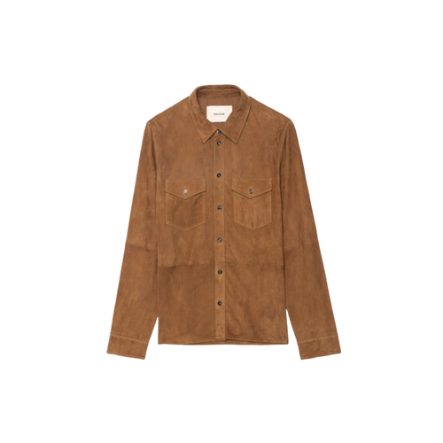 Chemise Sergy Cuir Suede - Zadig & Voltaire - Modalova