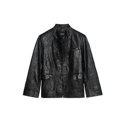 Blazer Veryn Cuir Froissé - Zadig & Voltaire - Modalova
