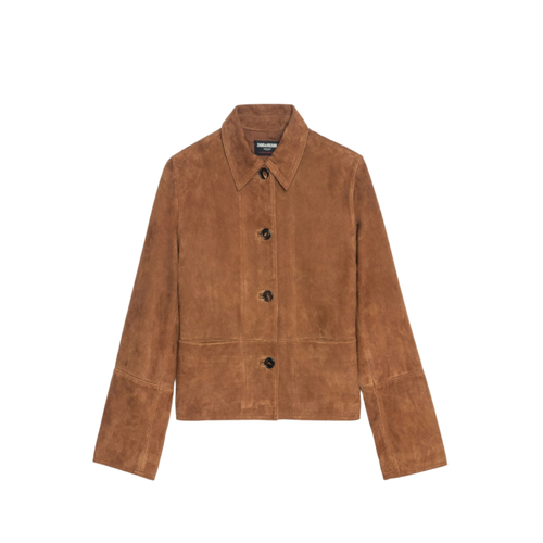 Blouson Lessa 100% Cuir Suede - Zadig & Voltaire - Modalova