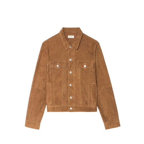 Veste Bases Cuir Suede - Zadig & Voltaire - Modalova