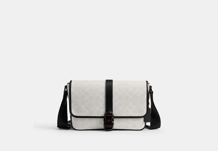 Sac Messenger League En Toile Exclusive - COACH - Modalova