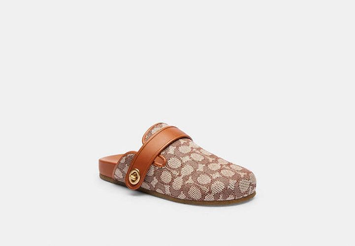 Sabot Blake En Tissu Jacquard Signature - COACH - Modalova