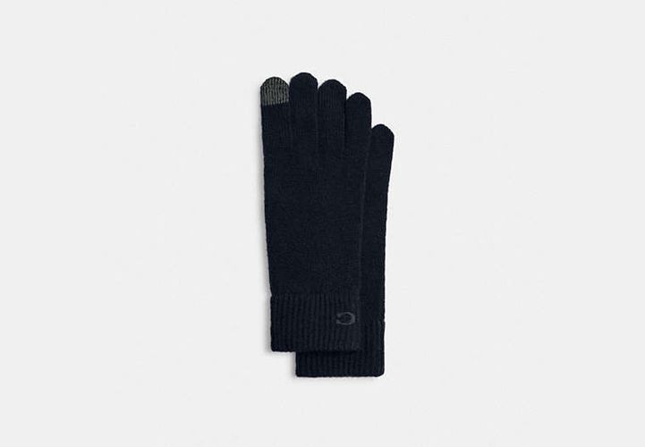 Gants en tricot technique - COACH - Modalova