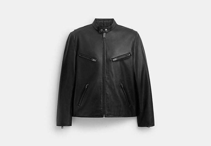 Veste de pilote en cuir - COACH - Modalova