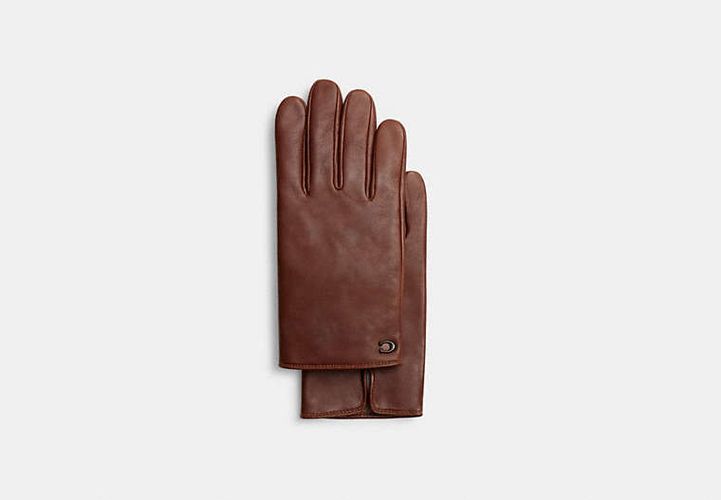 Gants techniques en cuir exclusif sculpté - COACH - Modalova