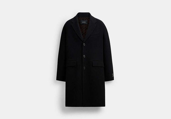 Manteau en laine double face - COACH - Modalova
