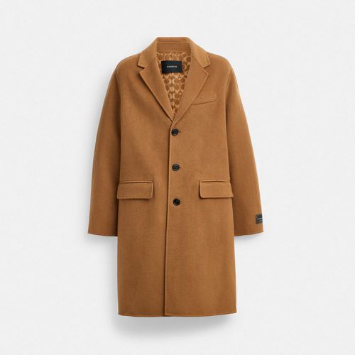 Manteau en laine double face - COACH - Modalova