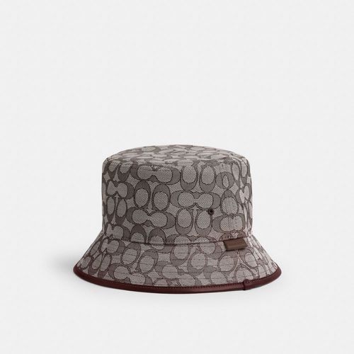 Chapeau cloche en jacquard signature - COACH - Modalova