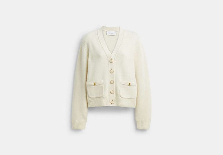 Cardigan avec C traditionnel - COACH - Modalova