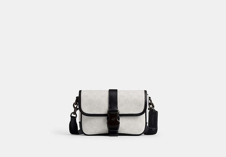Sac bandoulière League 19 en toile exclusive - COACH - Modalova