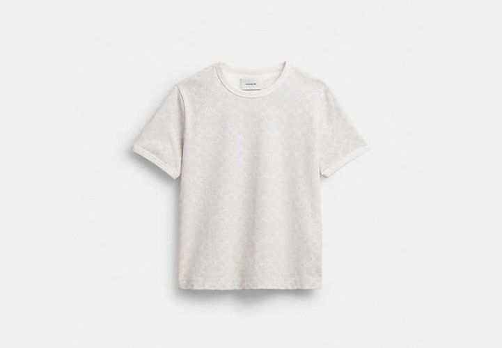 T-shirt Ringer exclusif en coton biologique - COACH - Modalova
