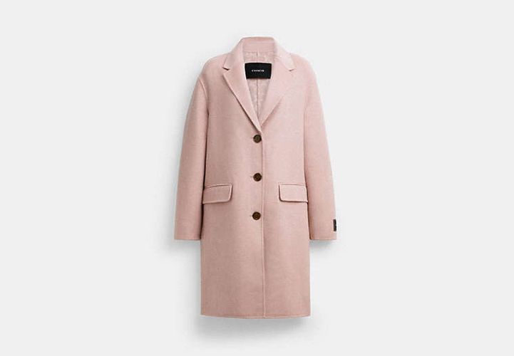Manteau en laine double face - COACH - Modalova