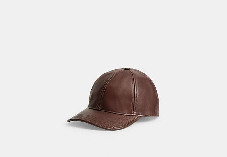 Casquette de baseball en cuir - COACH - Modalova