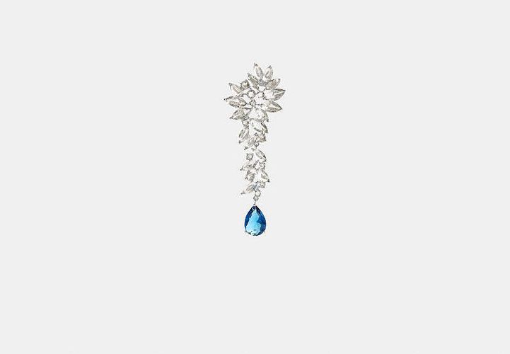 Boucle d'oreille remarquable en cristaux - COACH - Modalova