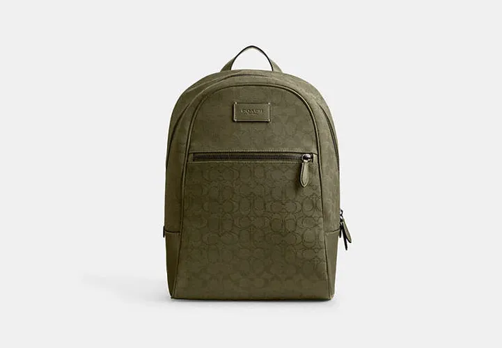 Sac à dos Theo en jacquard exclusif - COACH - Modalova
