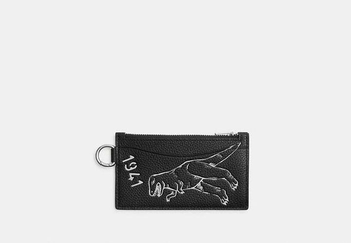 Porte-cartes à fermeture éclair - COACH - Modalova