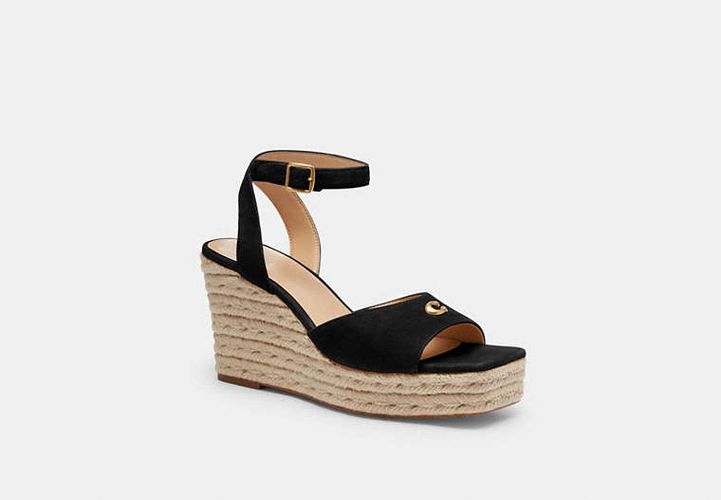 Espadrilles à talon compensé - COACH - Modalova
