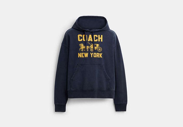 Sweatshirt à capuche motif cheval et calèche - COACH - Modalova