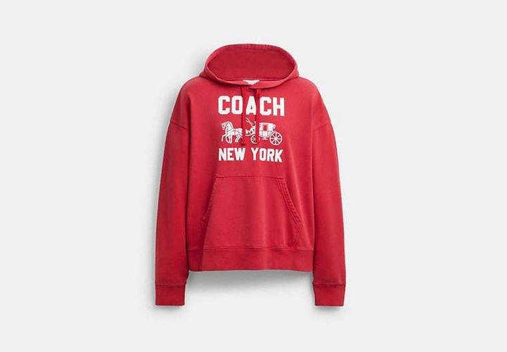 Sweatshirt à capuche motif cheval et calèche - COACH - Modalova