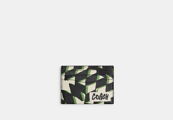 Porte Cartes Avec Carreaux Géométriques - COACH - Modalova