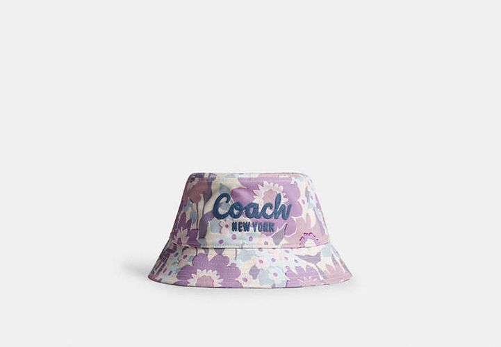 Bob à Motif Fleuri Et Inscription - COACH - Modalova