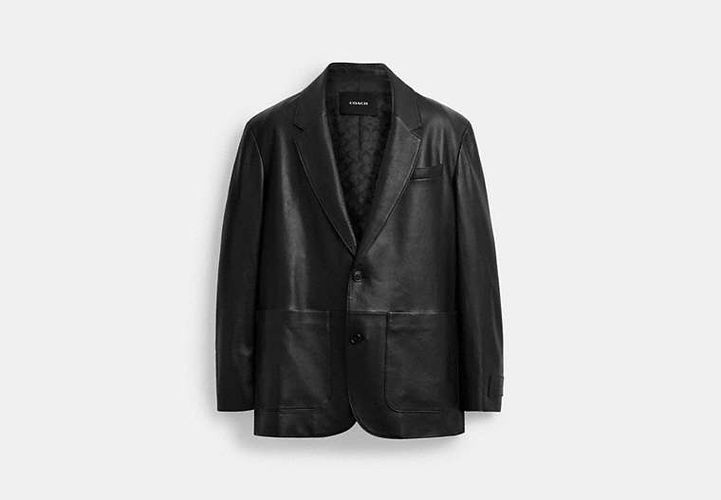Blazer en cuir - COACH - Modalova