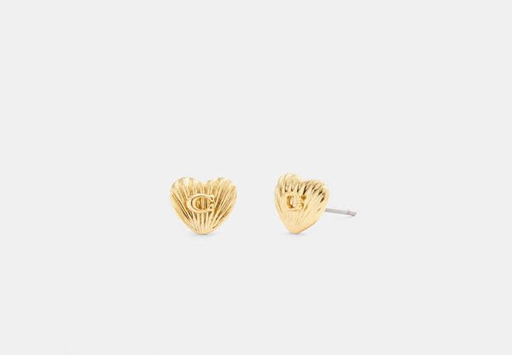 Clous D'oreilles Caur Exclusifs - COACH - Modalova