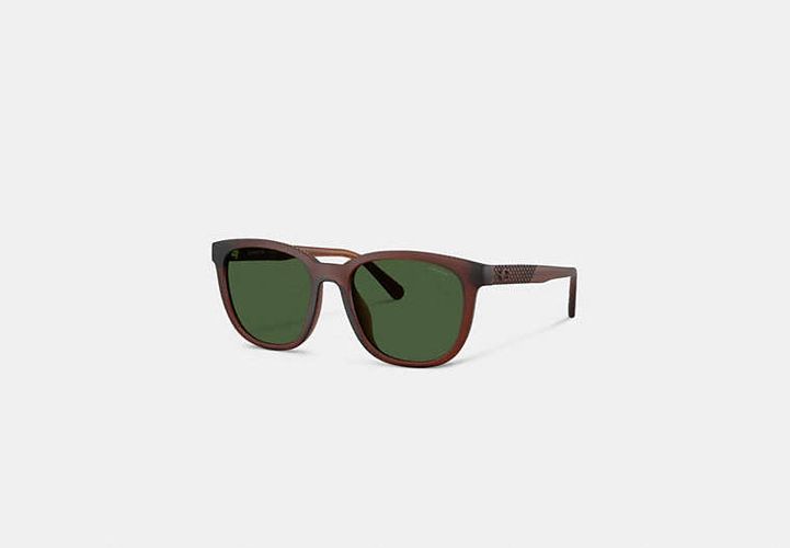 Lunettes De Soleil Carrées Texturées - COACH - Modalova