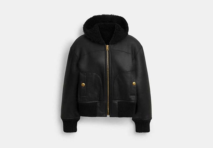 Reversible Shearling Hoodie - COACH - Modalova