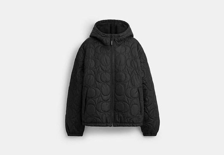 Doudoune Matelassée Signature En Polyester Recyclé - COACH - Modalova