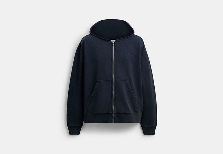 Sweat à Capuche Zippé Teint En Plongée - COACH - Modalova