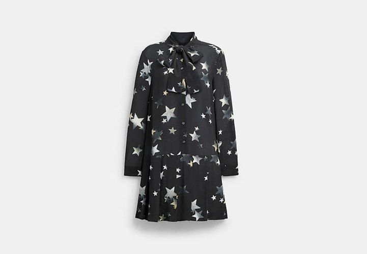 Robe étoiles à Col Noué - COACH - Modalova