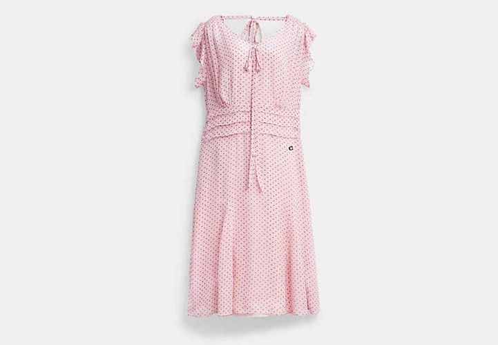 Robe Maxi Avec Imprimé - COACH - Modalova