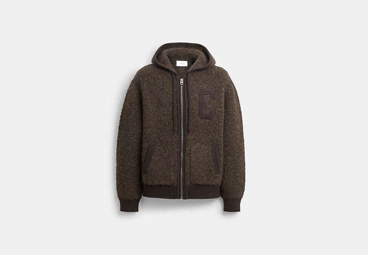 Pull à Capuche Zippé - COACH - Modalova