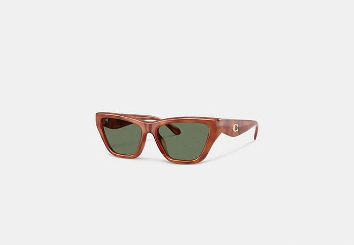 Lunettes De Soleil ail-De-Chat Avec élément « C » - COACH - Modalova