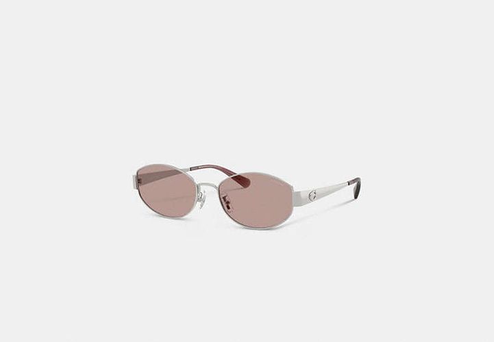 Lunettes De Soleil Ovales étroites - COACH - Modalova