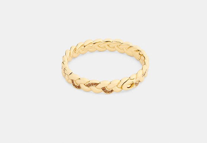 Bracelet Jonc à Charnière Exclusif Tressé - COACH - Modalova