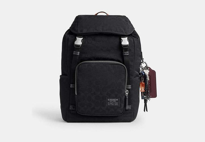 Sac à Dos Logan En Nylon Exclusif Avec Breloques - COACH - Modalova