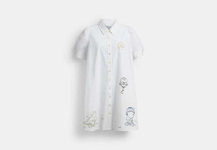 Robe Chemise Brodée Brain Dead - COACH - Modalova