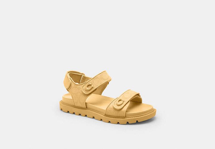 Sandale Brynn En Toile Exclusive - COACH - Modalova