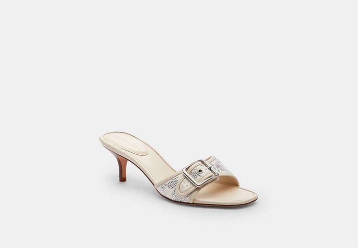 Sandale Margot En Denim Exclusif à Cristaux - COACH - Modalova