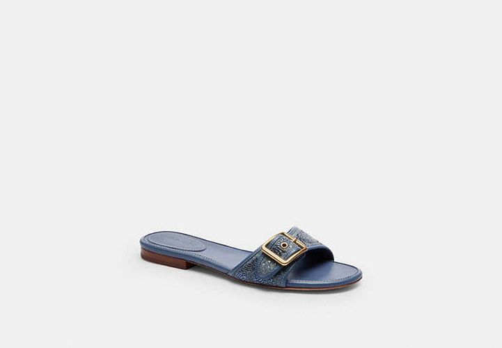 Sandale Plate Margot En Exclusif à Cristaux - COACH - Modalova