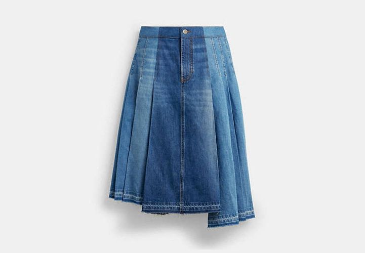 Jupe Maxi En Denim De Coton Biologique - COACH - Modalova