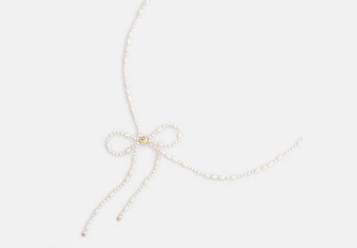 Collier Ras Du Cou Naud En Perle - COACH - Modalova